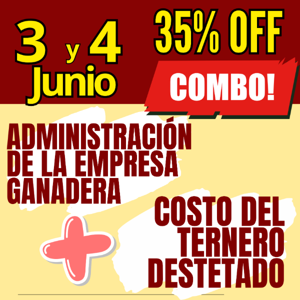 Producto - COMBO 2 CURSOS: Administración Ganadera + Costo del Ternero
