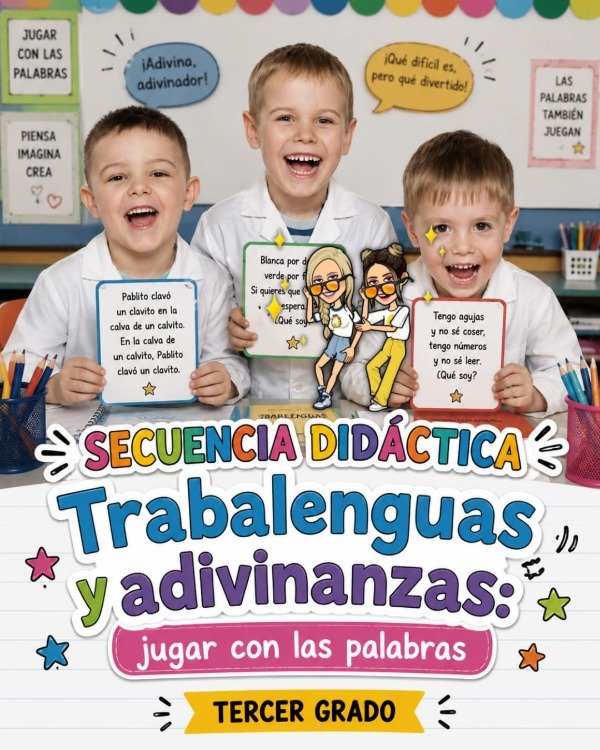 Producto - SECUENCIA DIDÁCTICA. Trabalenguas y adivinanzas: jugar con las palabras