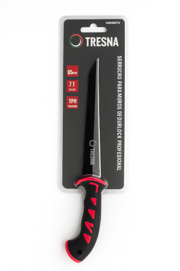 Producto - Serrucho Profesional Para Durlock Tresna 15cm Acero Doble Filo Mango Ergonómico