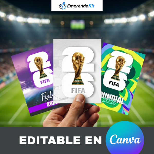 Producto - Kit emprendedor: Fixture Mundial 2026 editable y listo para comercializar