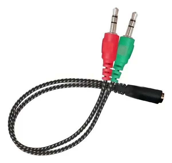 Producto - Adaptador Manos Libres A Pc Miniplug Audio 3.5mm