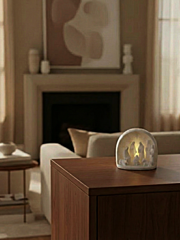 Producto - Pesebre Iluminado con Vela de Te