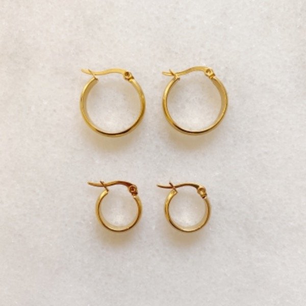 Producto - SET argollas goldie