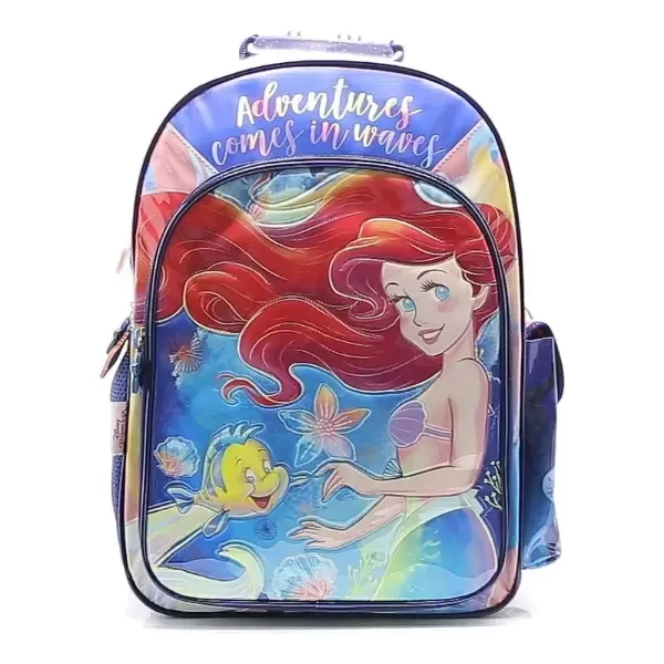 Producto - BL1218 MOCHILA ESCOLAR LA SIRENITA DISNEY AVENTURA 32X50CM