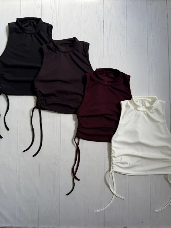 Producto - Top Semi Polera Con Frunce