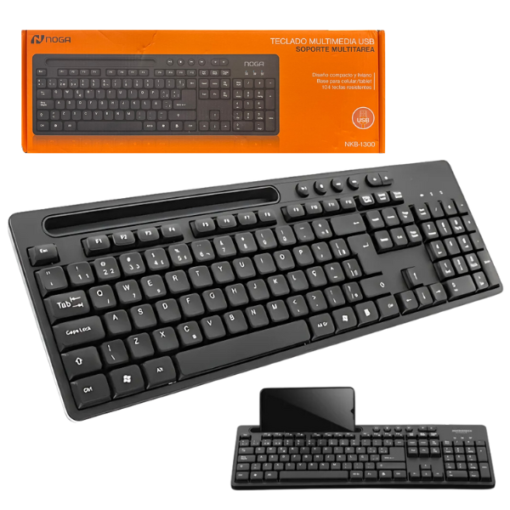 Producto - TECLADO MULTIMEDIA NOGA NKB-1300