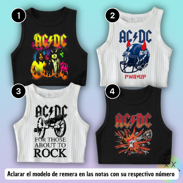 Producto - Musculosas ACDC # 1