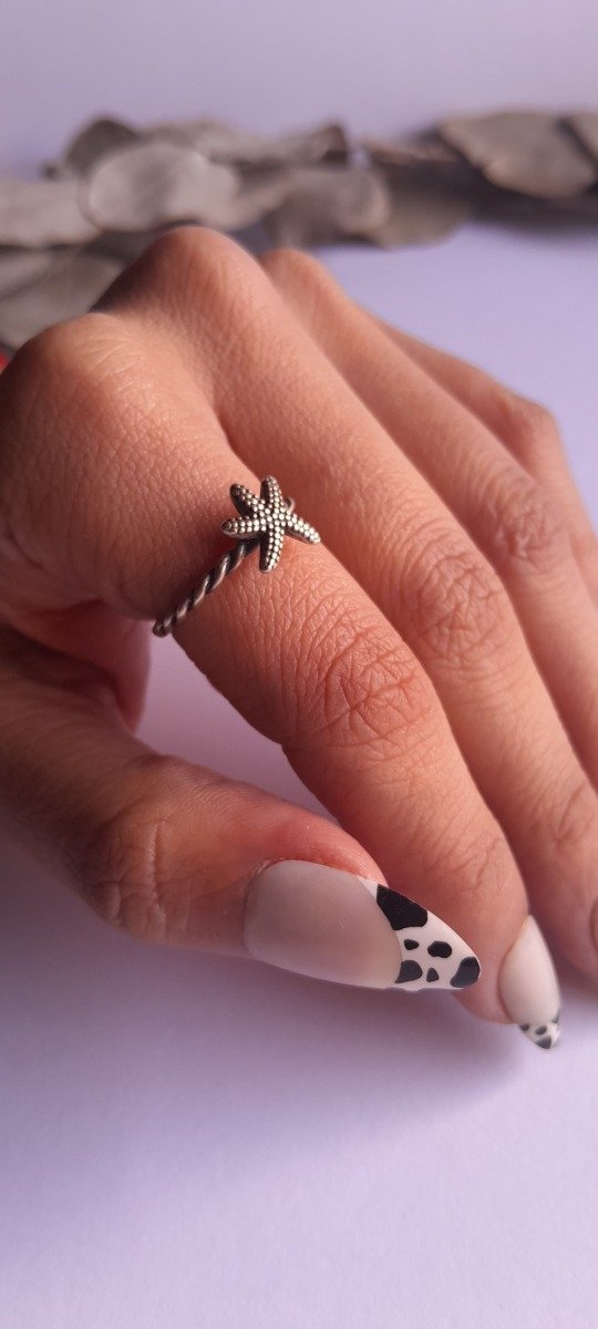 Producto - Anillo plata estrella