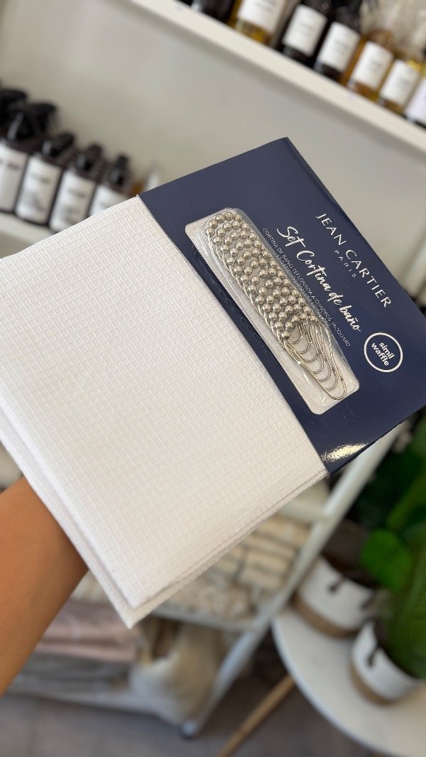 Producto - Cortina Waffle Blanca