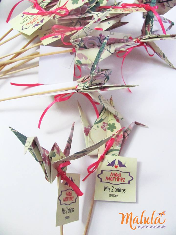 Toppers Grullas Personalizadas - malula