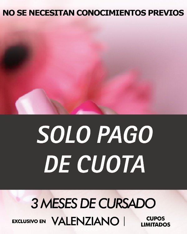 Producto - Carrera Manicuría - Niveles: Inicial + Intermedio INTENSIVO