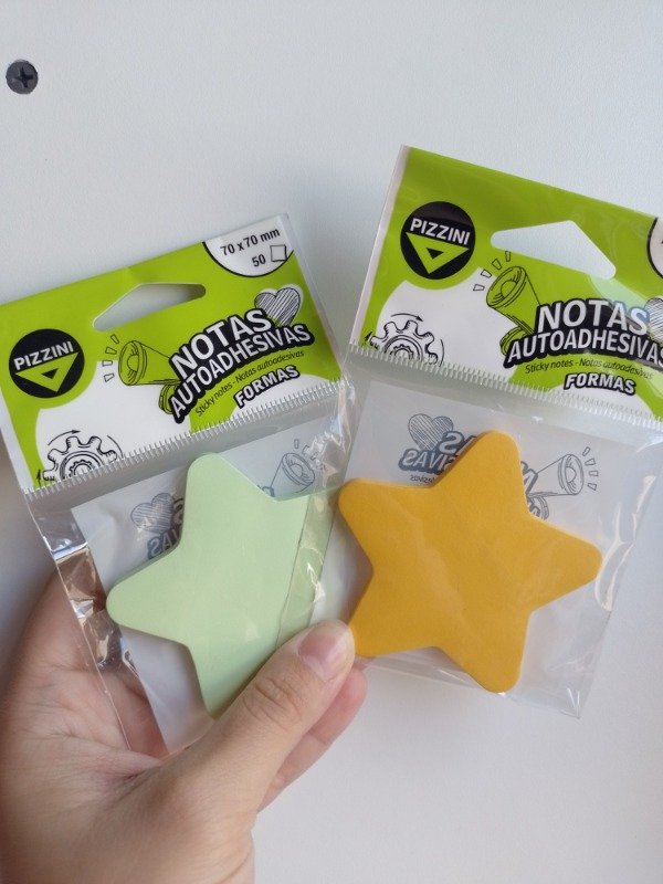 Producto - Notas adhesivas estrella