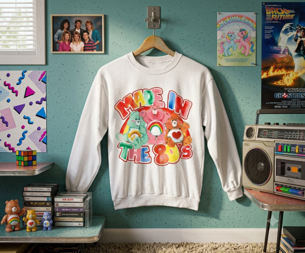 Producto - Buzo Frisa Ositos Cariñosos Made in the 80s Blanco
