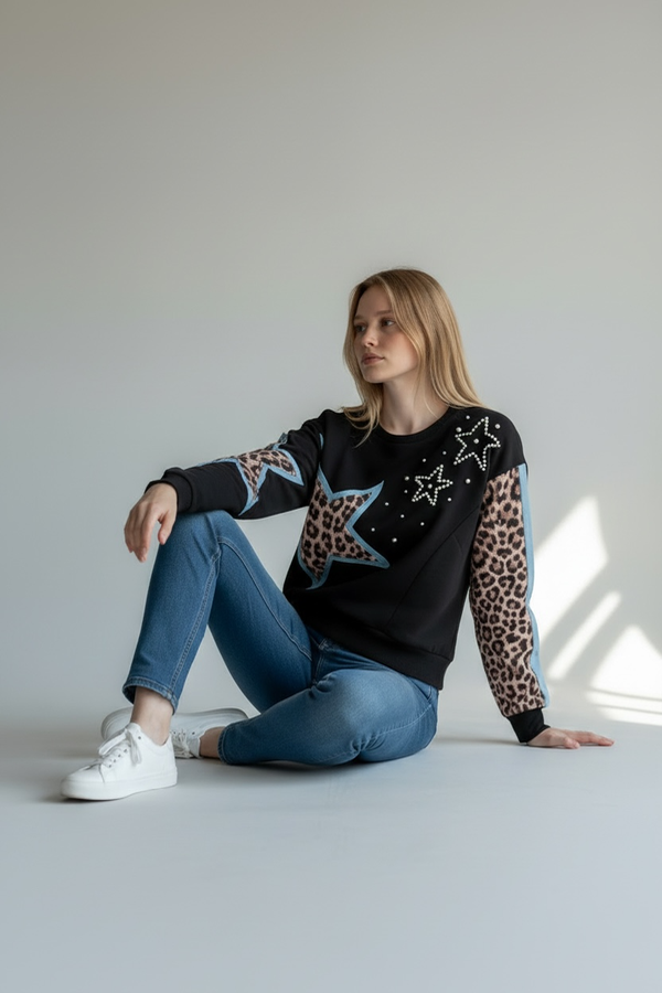 Producto - Buzo Star Negro