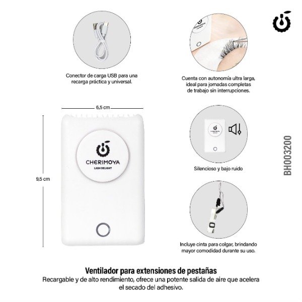 Producto - VENTILADOR DE PESTAÑAS CHERIMOYA