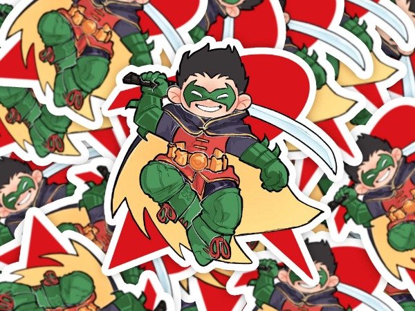 Producto - Sticker Robin Damian Wayne