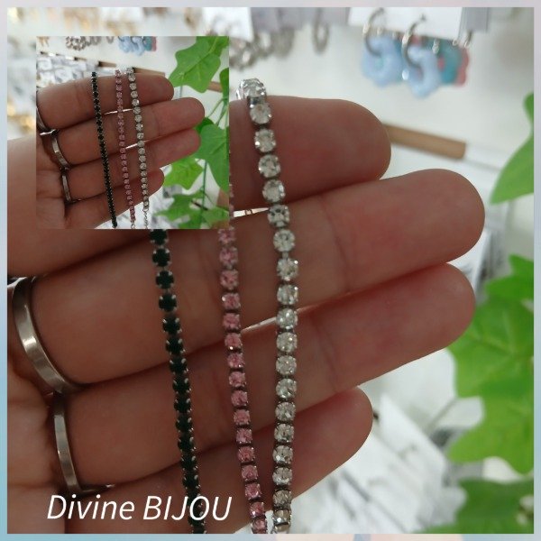 Producto - Pulsera strass acero quirúrgico