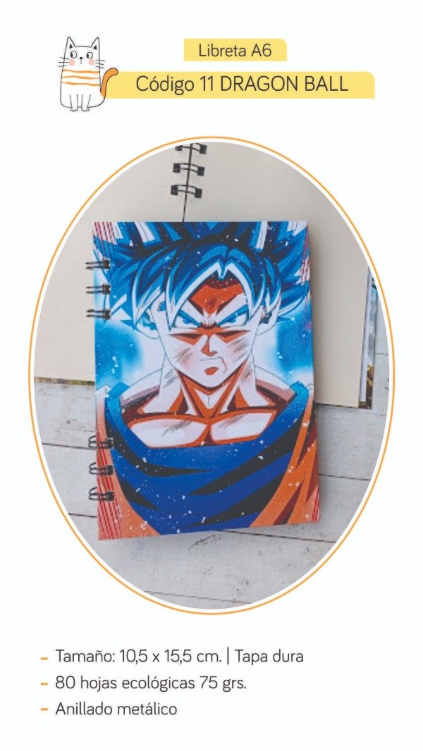 Producto - Libreta 11 Dragon Ball