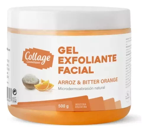 Producto - Collage Gel EXFOLIANTE FACIAL DETOX con Partículas de Arroz x500cc