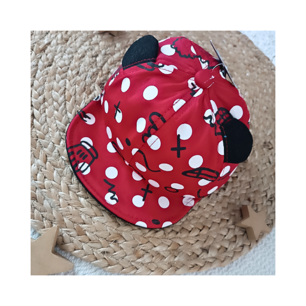 Producto - Gorra con visera lunares ROJO - 2