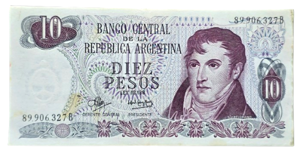Producto - 10 Pesos Ley 18.188/69 (Mancini - Gomez Morales) Bott.2348 VF - 0