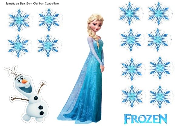 Producto - LAMINA FROZEN ELSA 6