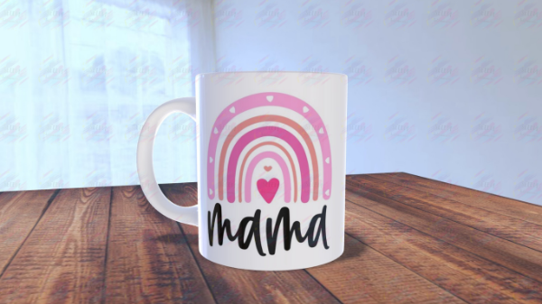 Producto - Taza de ceramica - MAMÁ ARCOIRIS