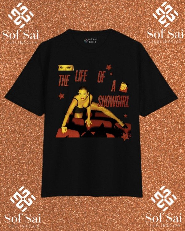 Remera showgirl negra