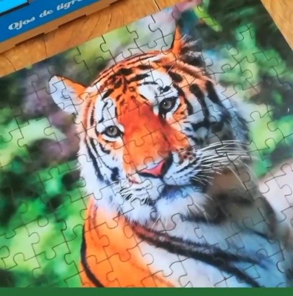 Producto - Rompecabezas Tigre 200 piezas madera