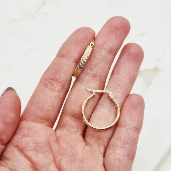 Producto - Aros Margaret 2 cm