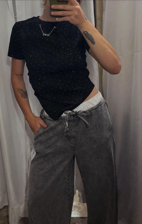 Producto - Remera glamour asimetrica