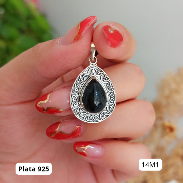 Producto - Dije piedra onix gota