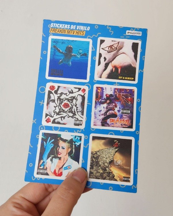 Producto - Plancha de Stickers "Freakin Mtv Hits" - 1