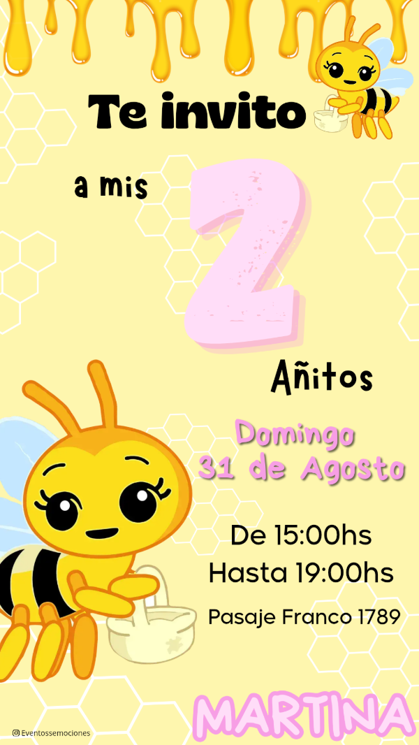 Producto - Invitacion virtual animada