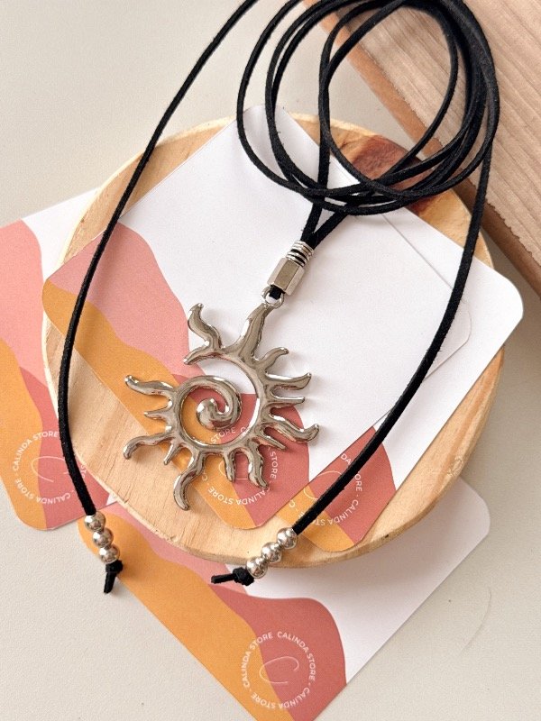 Producto - Lazo sol espiral grande negro