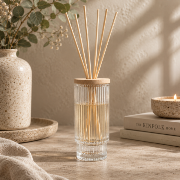 Producto - VASO DIFUSOR CON BASE RAYADO