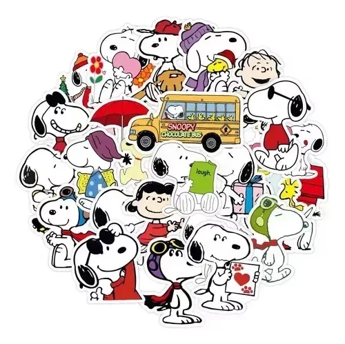 Producto - Stickers Snoopy vinilo prueba de agua cada uno