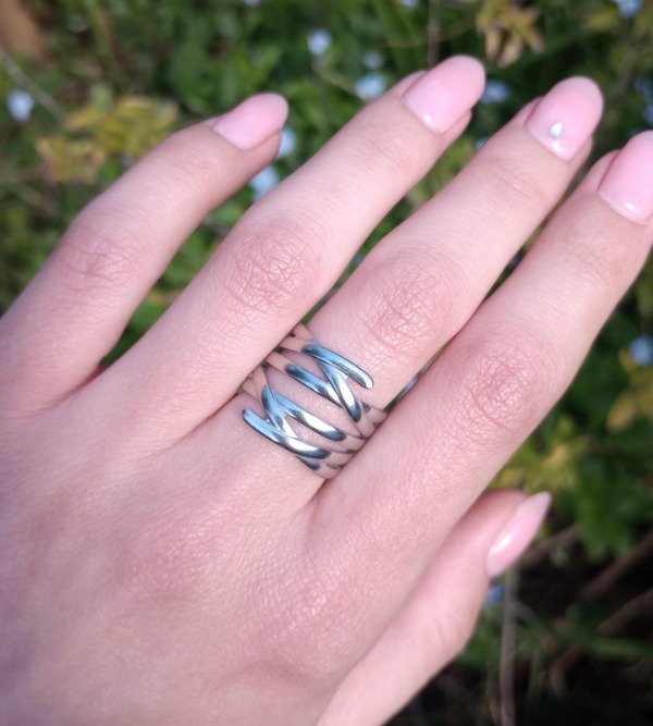 Producto - Anillo Grande Líneas 2