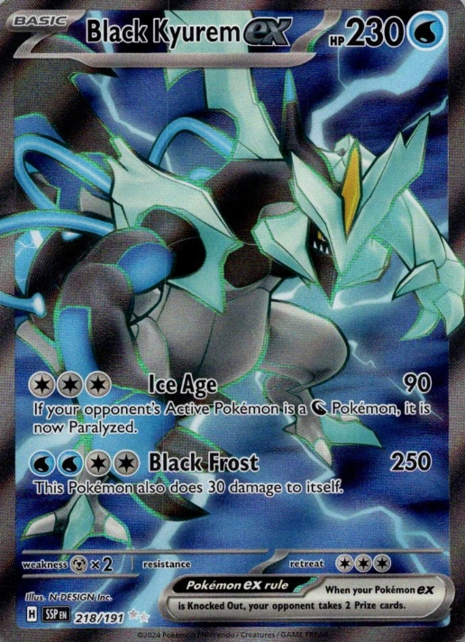 Producto - Black Kyurem ex - 218/191 - Surging Sparks - Holo