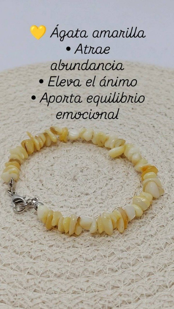 Producto - Pulsera de Agata amarilla