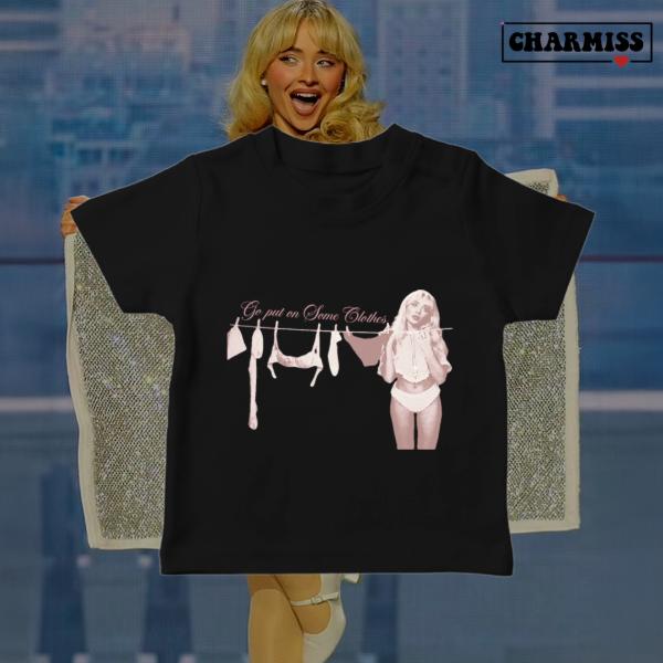 Baby tee go put on some clothes — imagen 2