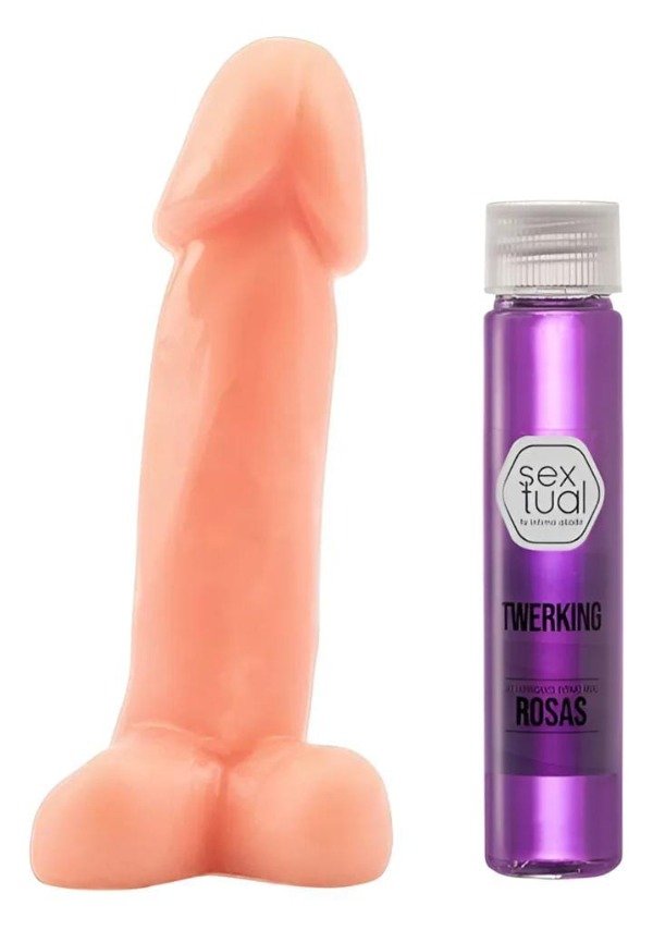 Producto - Mini cock anal 11 x 2,5 cm + gel lubricante anal 30ml
