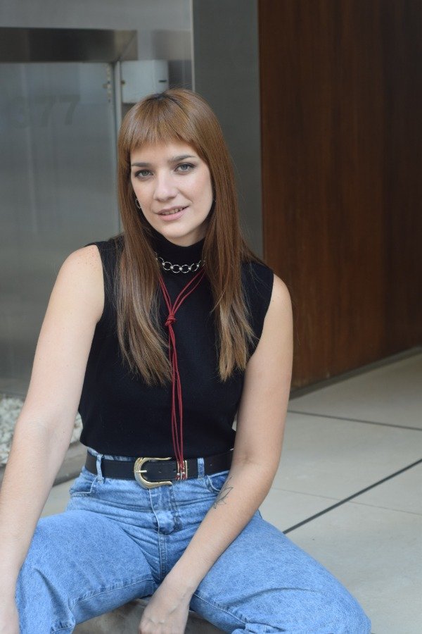 Producto - Cinto Indigo Dorado