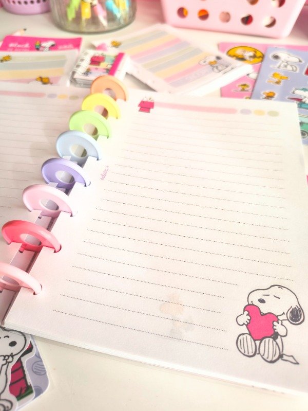 Producto - Reserva - Box Snoopy Pastel - Cuaderno discos - 4