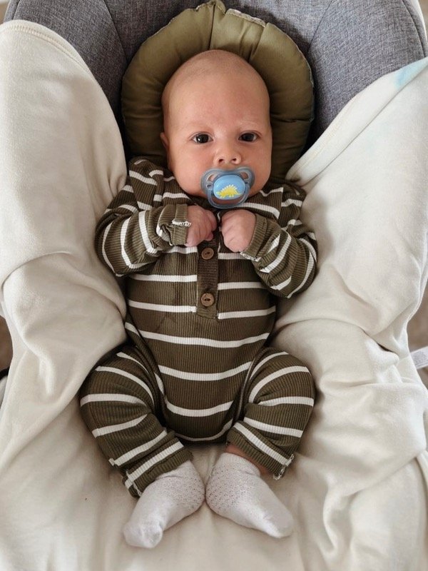 Producto - Enterito rayado verde