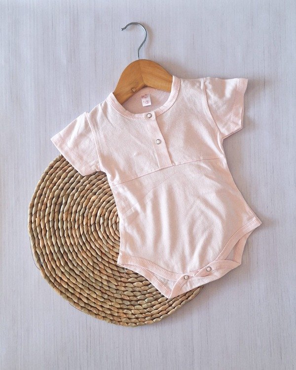 Producto - Body Algodón Mao Rosa MC