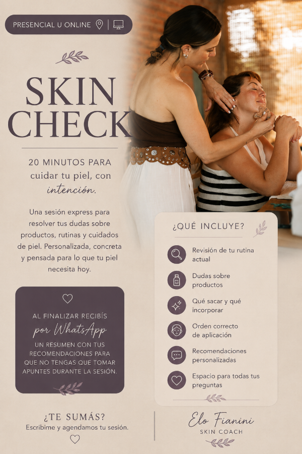 Producto - Skin Check (sesión  personalizada)