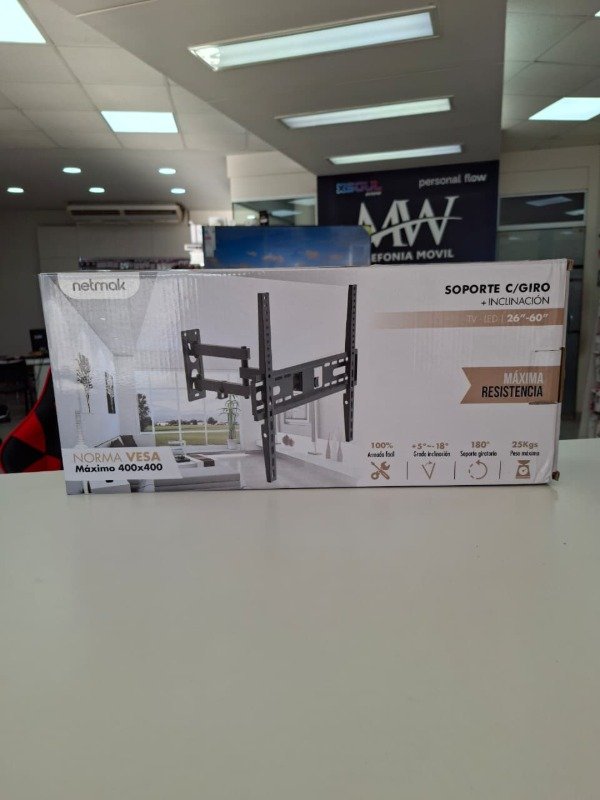 Producto - Soporte TV LED 26"- 60" Brazo articulado movil Netmak NM-ST39