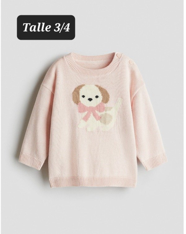 Producto - Sweater hilo HyM talle 3/4 rosa