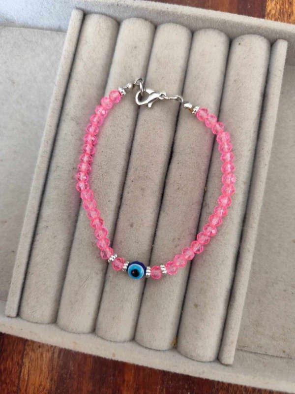 Producto - Pulsera ojito rosa